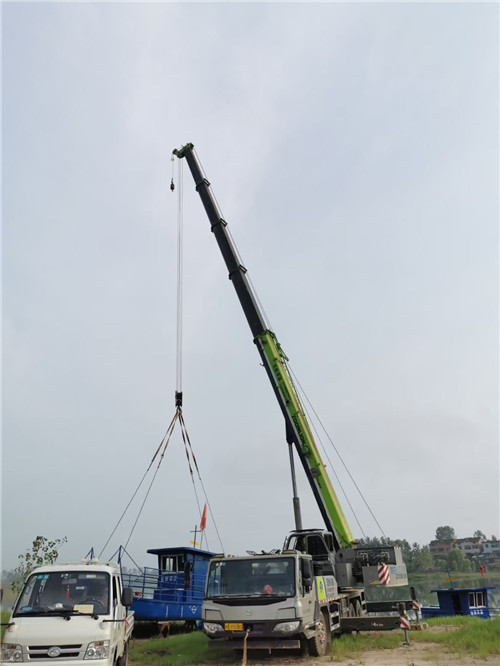 浪卡子县桥梁建设吊装案例